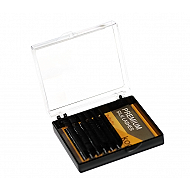 Colored Dark-Brown Eyelashes Mix З /0,15 мм/8-14 мм Butterfly pack