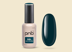 Гель-лак PNB 08L Hidden Garden &ndash; синьо-зелений відтінок