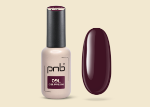 Гель-лак PNB 09L Velvet Wine &ndash; бордовий із винним акцентом