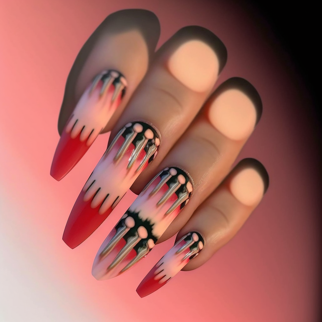 Невдалі кольори лаку для нігтів - синій, зелений, помаранчевий