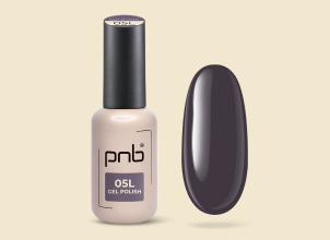 Гель-лак PNB 05L Urban Shadow &ndash; глибокий димчатий сірий