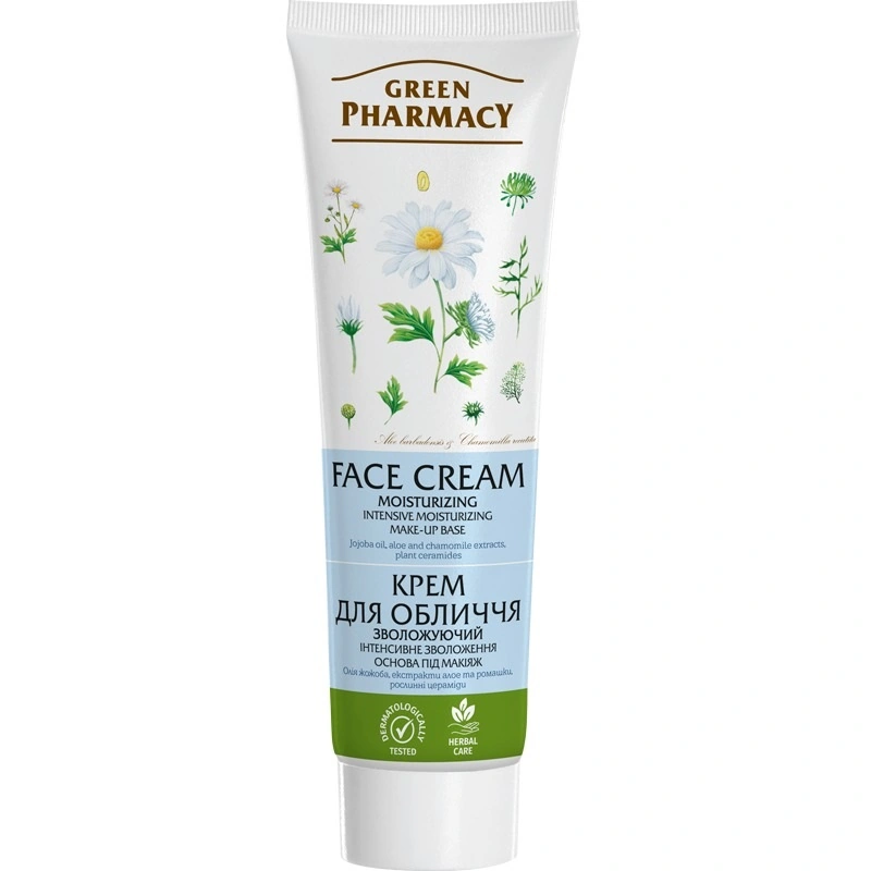 Крем для обличчя "Зволожуючий" Green Pharmacy Moisturizing Face Cream 100 мл