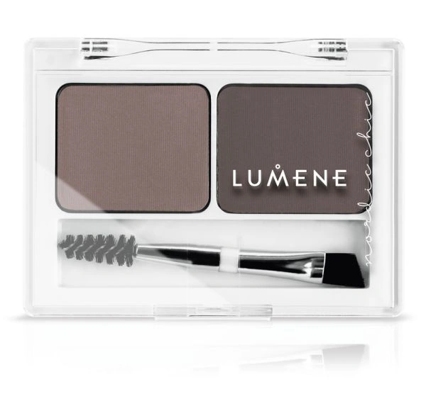 Lumene Nordic Chic Extra Stay Eyebrow Palette Medium Brown