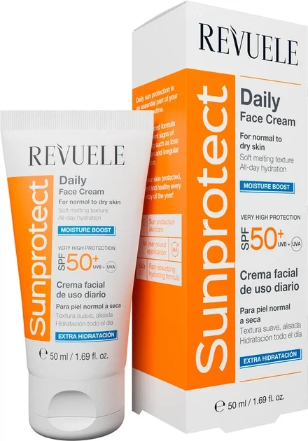 Revuele Sunprotect Daily Face Cream Moisture Boost SPF50+ 50 мл