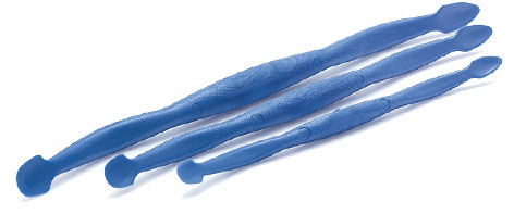Пластиковий пушер для кутикули 3 шт IBD Plastic Cuticle Pusher Pack