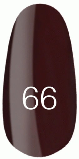 Лак Kodi Nail Polish №66 коричнево-бордовий, емаль 15 мл