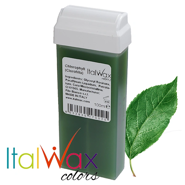 Віск у касетах із роликом Хлорофіл ItalWax Chlorophyll Roller Wax 100 мл