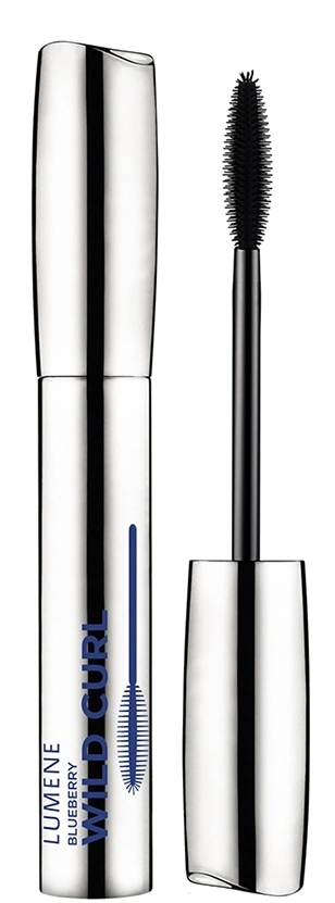 Туш подовжує і підкручує з чорницею, чорний Lumene Blueberry Wild Curl black 7 мл