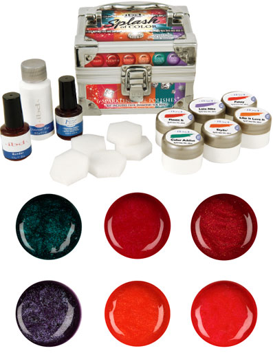 Набір гелів-лаків Бризки кольору IBD Splash of Color Gel Polish Kit