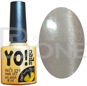 Магнітний гель-лак Yo!Nails Cats Eye №73 сіро-бежевий із шиммером 8 мл