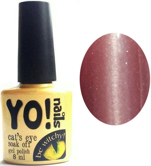 Магнітний гель-лак Yo!Nails Cats Eye №74 сіро-бузковий 8 мл
