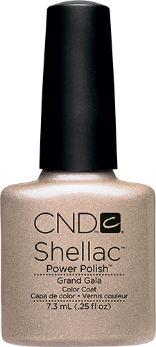 Гель-лак CND Shellac Grand Gala золотистий металік 7,3мл