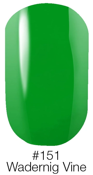 Гель лак Naomi Gel Polish №151 зелений, емаль 6 мл
