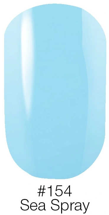 Гель лак Naomi Gel Polish №154 блакитний, емаль 6 мл