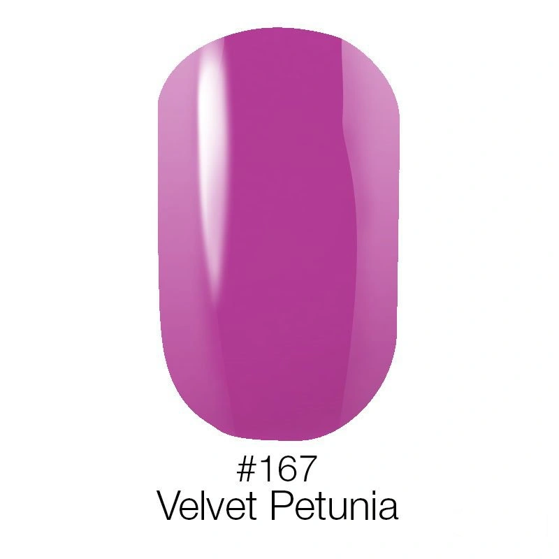 Гель лак Naomi Gel Polish №167 петунія, емаль 6 мл