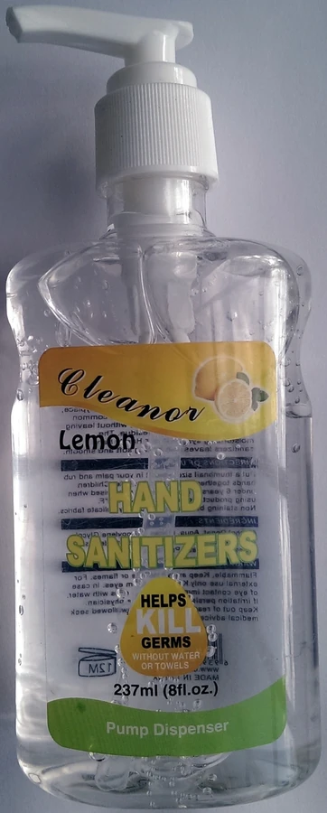 Дезінфектор для рук з 3 ароматами YRE Hand Sanitizers DSR-01 лимон, яблуко та полуниця 237 мл