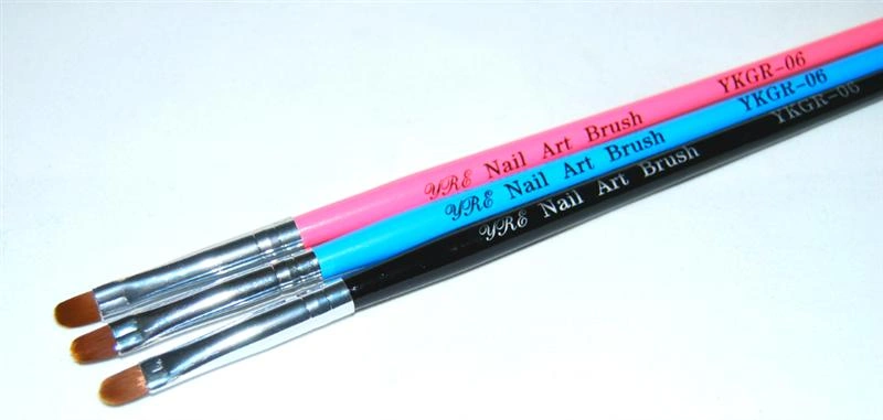 Пензлик для гелю штучний №6 YRE Gel brush artificial YKGR-06