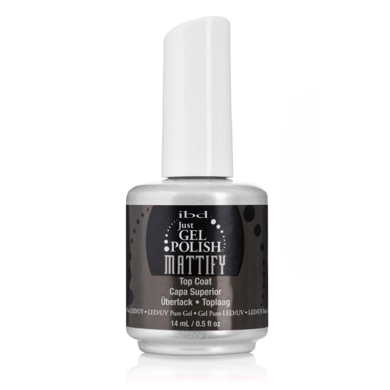 Матове верхнє покриття для гель-лаків IBD Just Gel Mattify Top Coat 14 мл