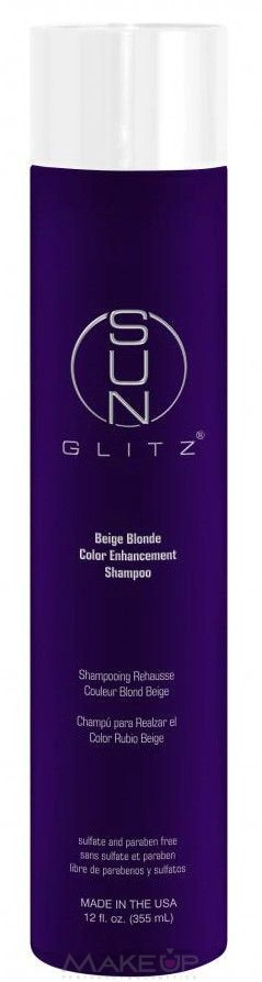 Шампунь для блондинок з бежевим відтінком Sunglitz Beige Blonde Shampoo 355 мл