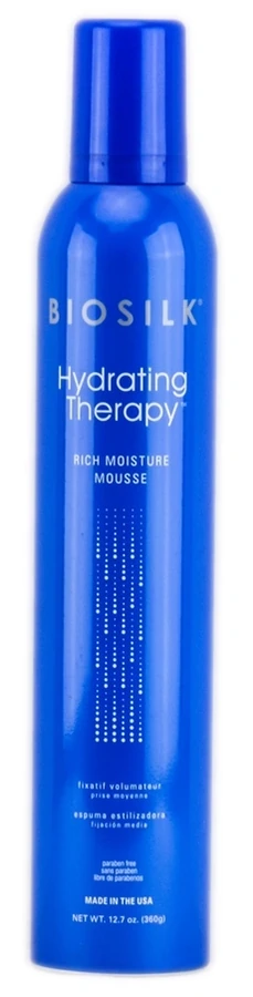 Мус для укладання волосся Зволожуюча терапія BioSilk Hydrating Therapy Moisture Mousse 360 ​​мл