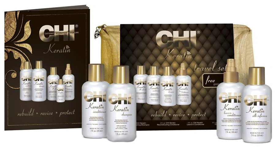 Дорожній набір Кератинове відновлення CHI Keratin Travel Kit