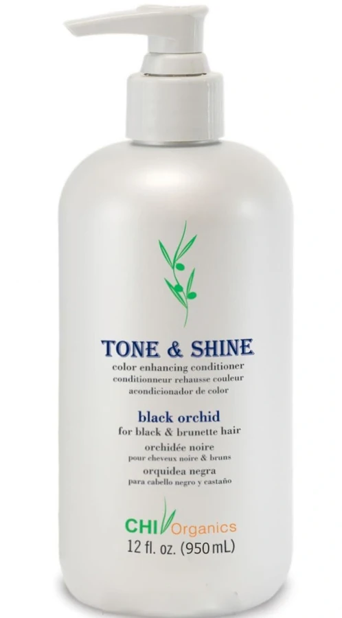 Ламінуючий кондиціонер Чорна Орхідея CHI Organics Tone and Shine Black Orchid 950 мл