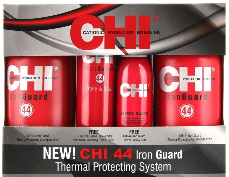 Термозахисний набір CHI 44 IG Thermal Protecting Kit шампунь, кондиціонер, спрей, термозахист