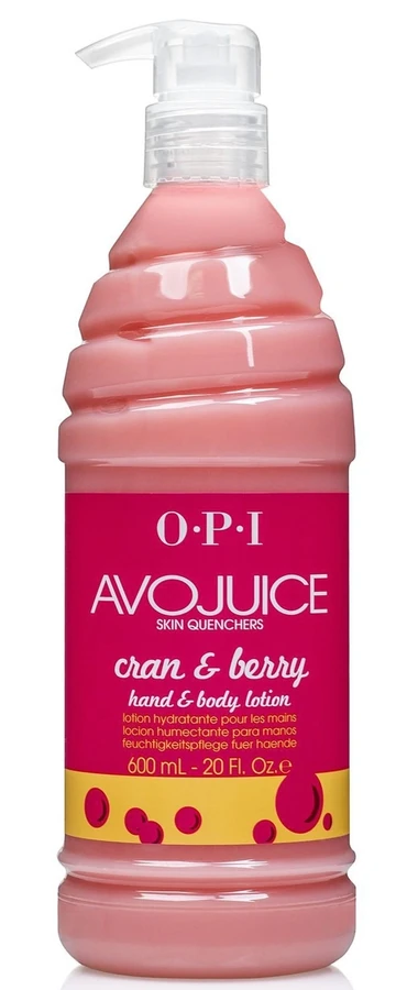 Лосьйон для рук і тіла Брусниця-журавлина OPI Avojuice Lingonberry-Cranberry 600 мл