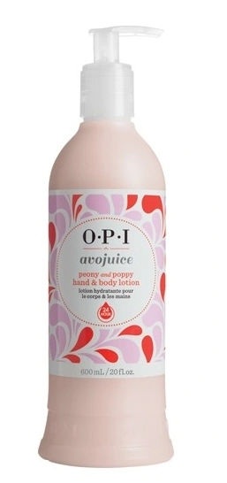 Лосьйон для рук і тіла Півонія і мак OPI Avojuice Peony and poppy 600 мл