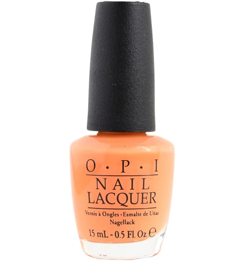 Лак OPI Where did Suzis man-go? ніжно-жовтогарячий, глянсовий 15 мл