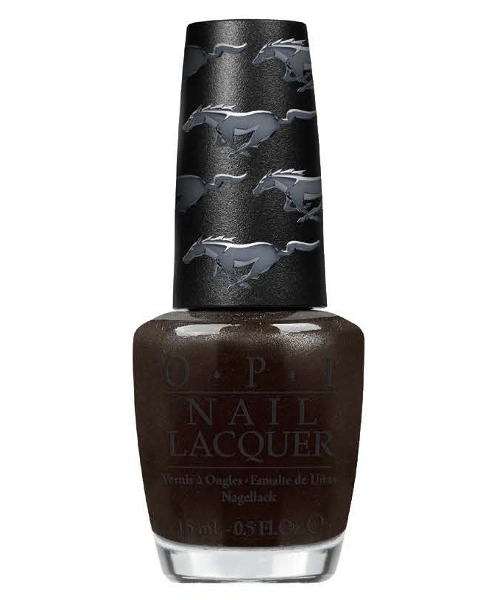 Лак OPI Queen of the Road чорний з перламутром 15 мл