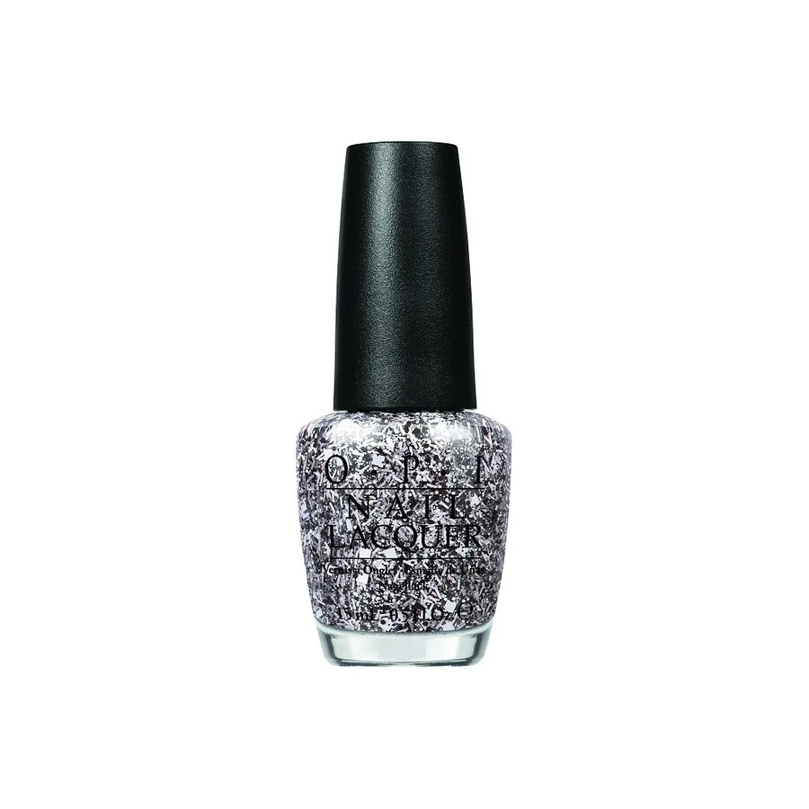 Лак OPI I will Tinsel You In чорно-біле цукерки 15 мл