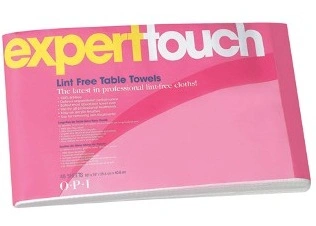 Настільні одноразові рушники без ворсинок OPI Expert Touch Table Towels 45 шт