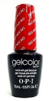 Гель-лак OPI Red Hot Rio рубіново-червоний глянець 15 мл