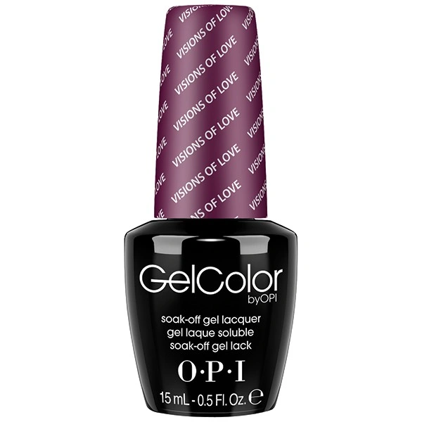 Гель-лак OPI Visions of Love темно-бордовий, емаль 15 мл