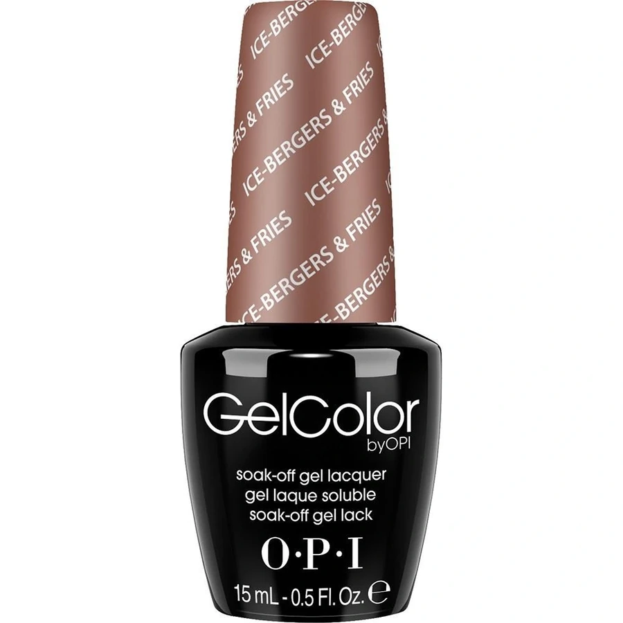 Гель-лак OPI Ice Bergers & Fries молочний шоколад, глянсовий 15 мл