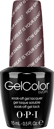 Гель-лак OPI How Great is Your Dane? кава з корицею, глянсова 15 мл