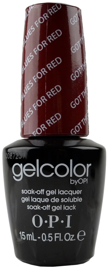 Гель-лак OPI Got the Blues for Red темно-червоний, глянсовий 15 мл