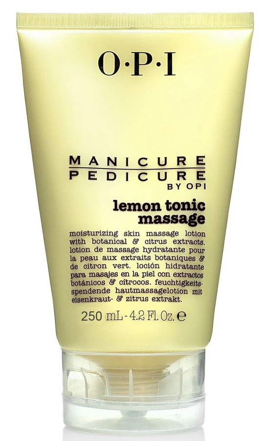 Масажний лосьйон для рук та ніг Лімонний тонік OPI Manicure та Pedicure Massage Lemon Tonic 250 мл
