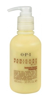 Масажний лосьйон для рук та ніг Лімонний тонік OPI Manicure та Pedicure Massage Lemon Tonic 480 мл