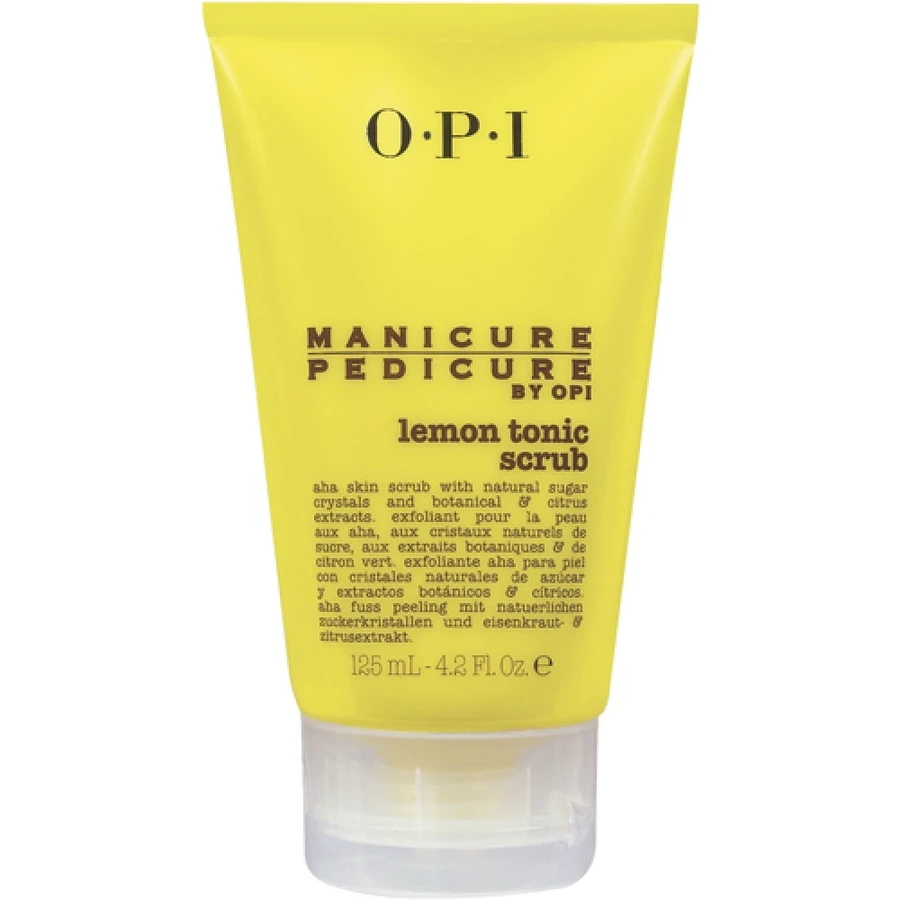 Скраб для рук та ніг Лімонний тонік OPI Manicure & Pedicure Scrub Lemon Tonic 125 мл