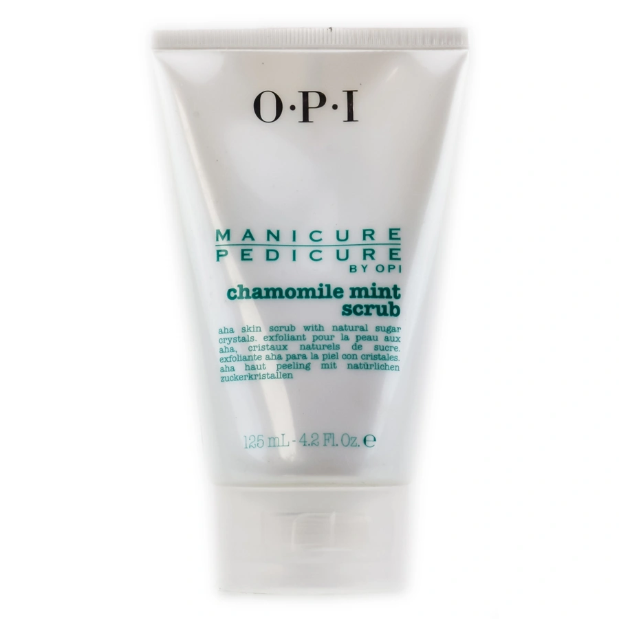 Скраб для рук та ніг Ромашка та м`ята OPI Manicure та Pedicure Scrub Chamomile Mint 125 мл