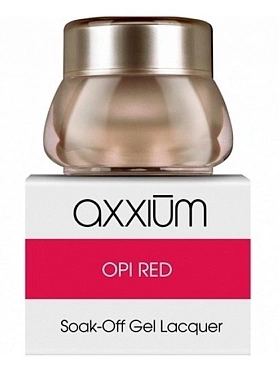 Кольоровий гель, червоний OPI Axxium Soak-Off OPI Red 6 г