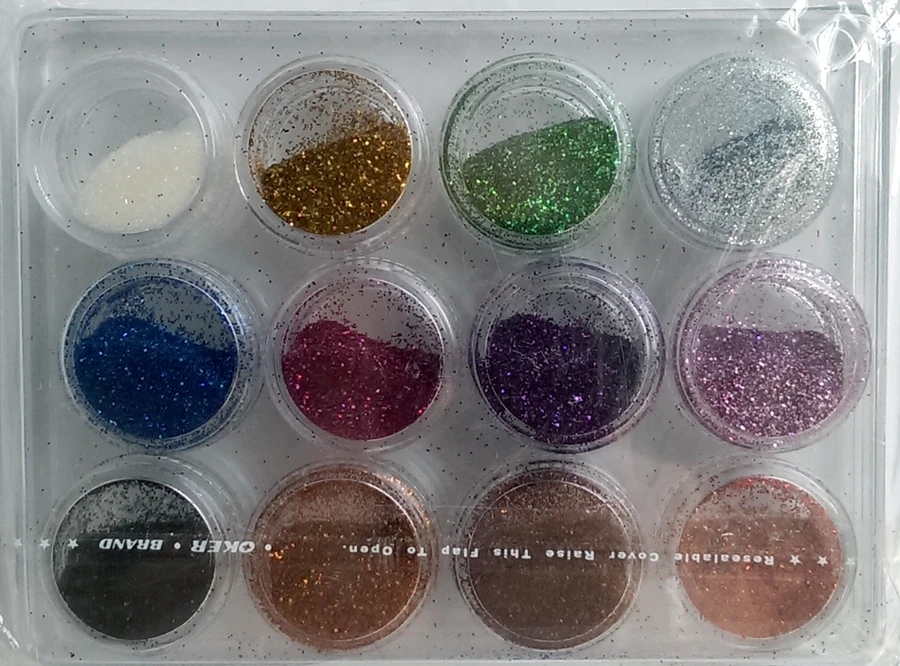 Декор у баночці блискітки YRE Decor Sparkles 12 in 1 12 шт. в упаковці