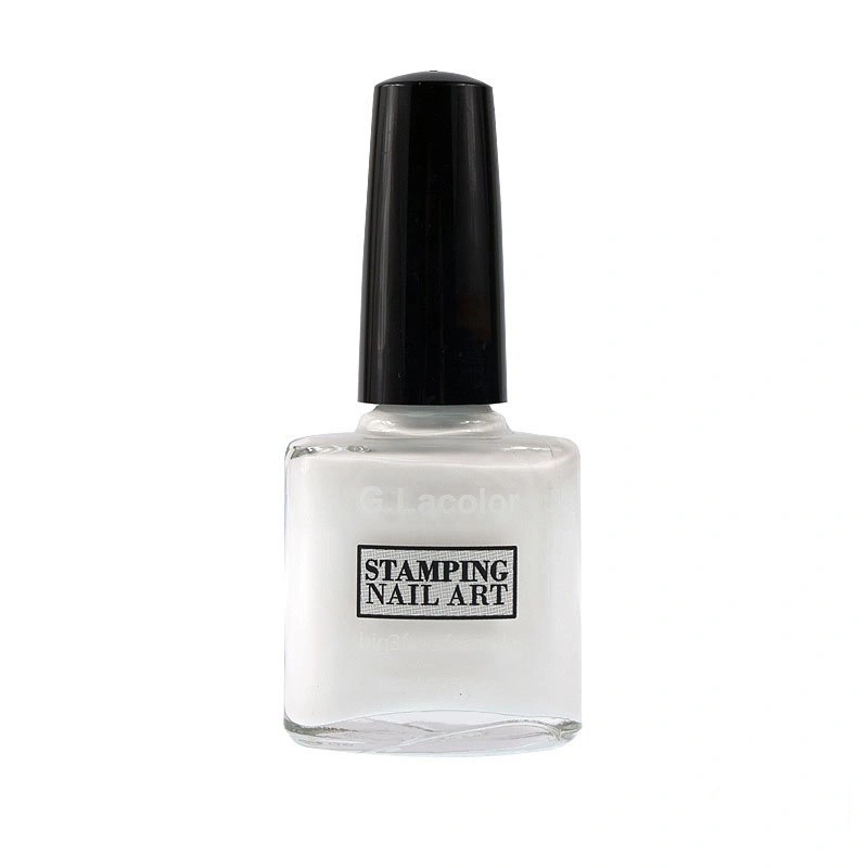 Лак для нігтів для стемпінгу G.La color Stamping Nail Art Lacquer 002 білий, емаль 10 мл