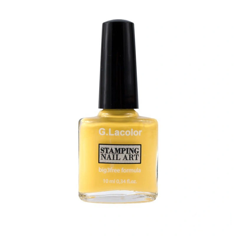 Лак для нігтів для стемпінгу G.La color Stamping Nail Art Lacquer 003 жовтий, емаль 10 мл