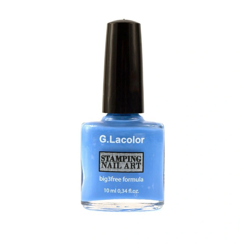 Лак для нігтів для стемпінгу G.La color Stamping Nail Art Lacquer 006 небесно-блакитний, емаль 10 мл