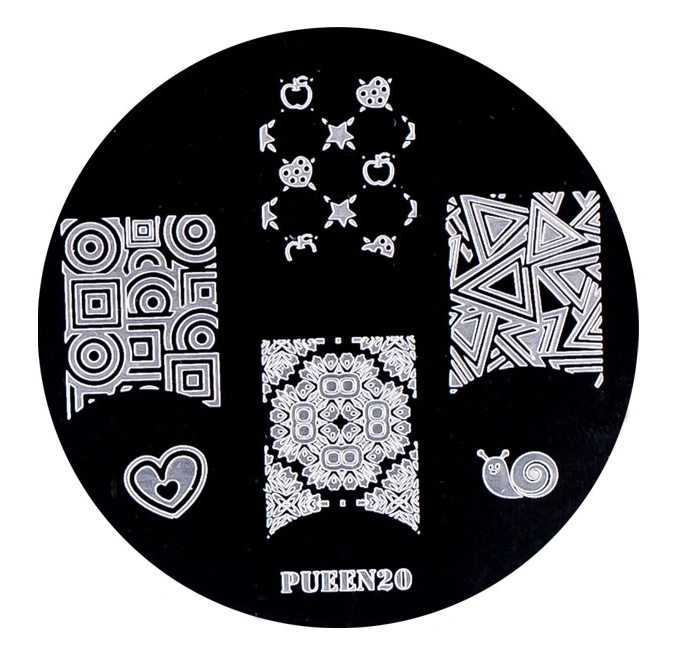Диск для стемпінгу Pueen Disk for stamping Pueen №20