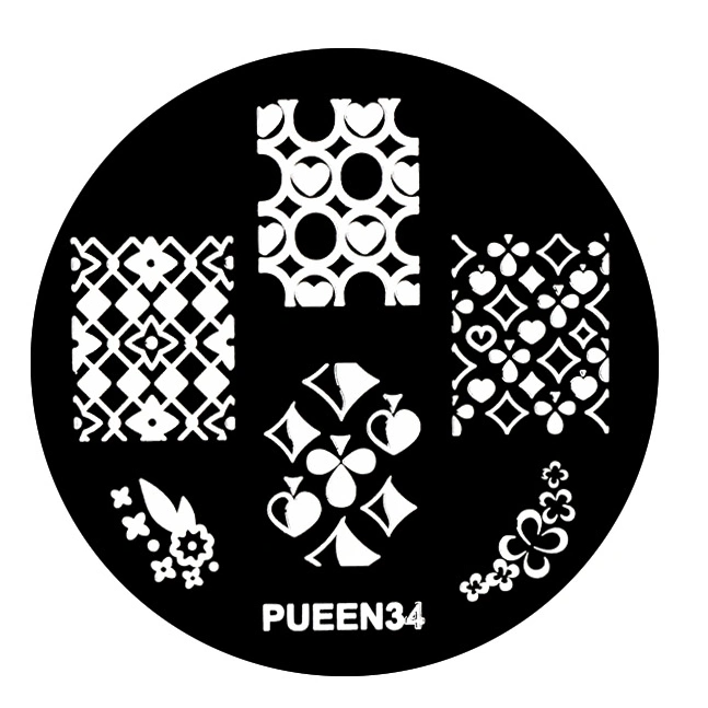 Диск для стемпінгу Pueen Disk for stamping Pueen №34