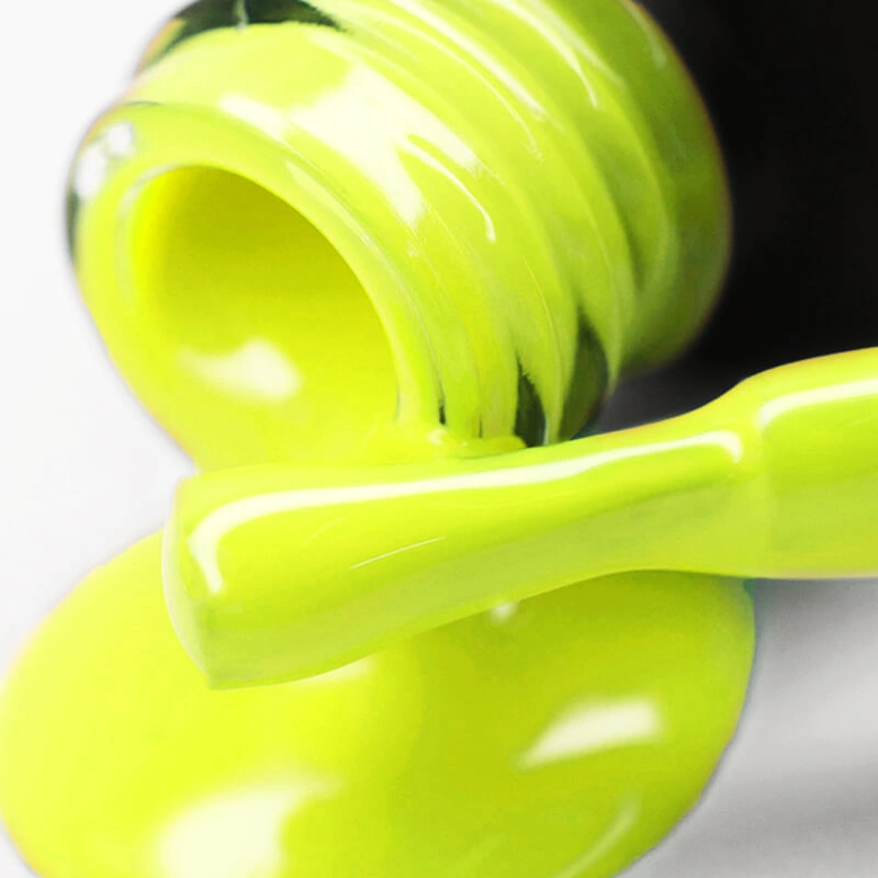 Гель-лак PNB №038 Neon Lime неоновий салатовий, емаль 8 мл
